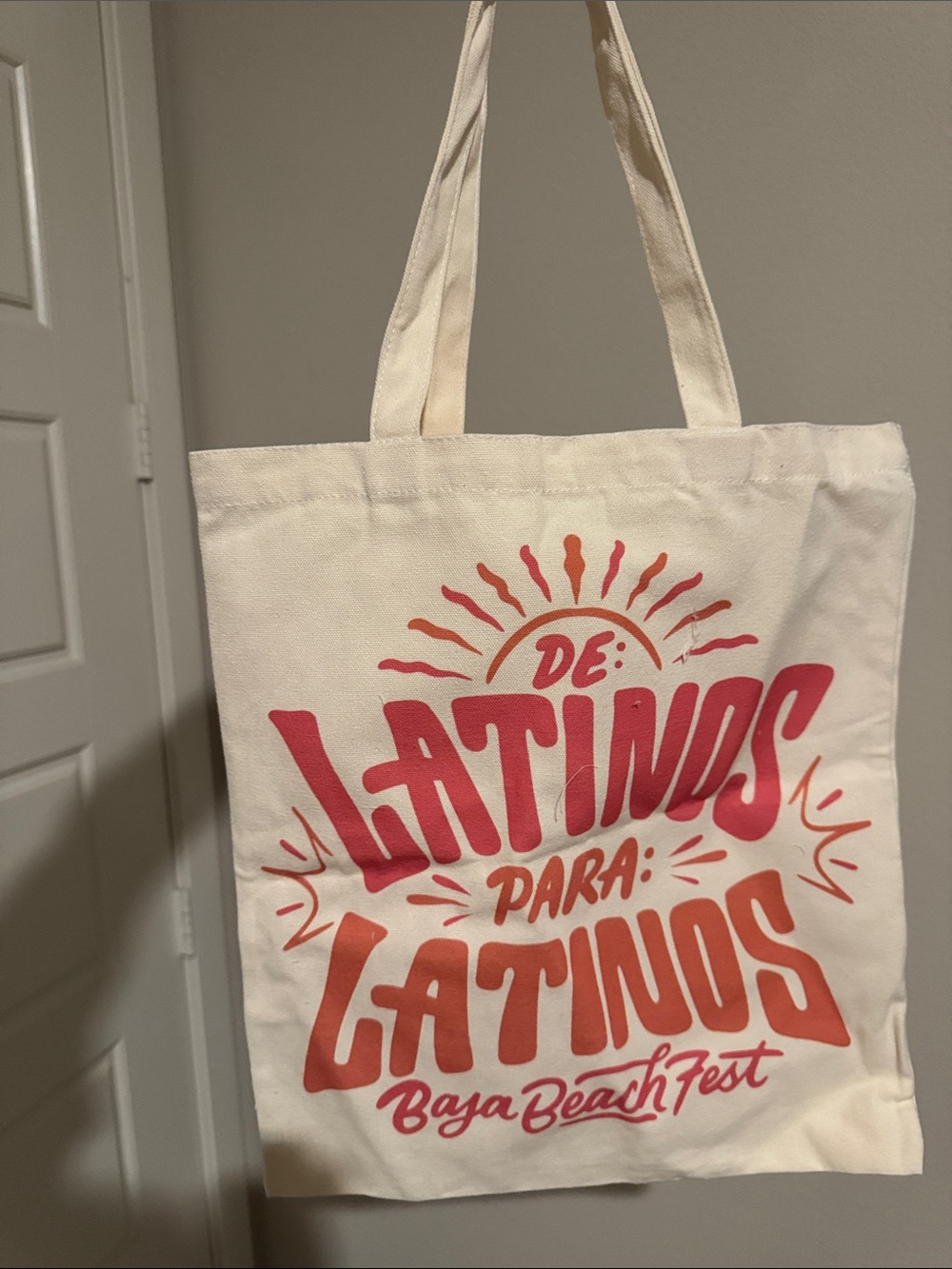 Baja Beach Fest De Latinos Para Latinos Canvas Tote Bag